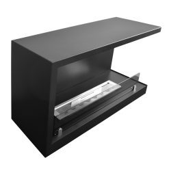 Chimenea de bioetanol de Infire INSIDE 800 P Versión 2 (con aislamiento incorporado), a dos caras con apertura a la derecha