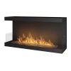 Chimenea de bioetanol de Infire INSIDE C1000 vers.3, abierta a tres caras