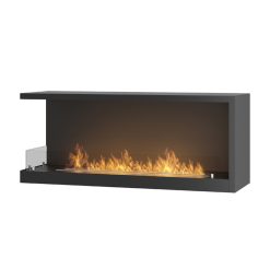 Chimenea de bioetanol de Infire INSIDE 1100 L Versión 2, a dos caras con apertura a la Izquierda