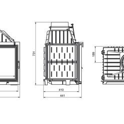 Alternative view of Hogar Hierro Fundido Pantherm 68