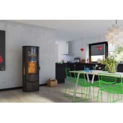 Foto de ambiente de una estufa Lotus Prio 7 con horno