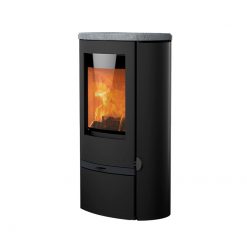 Estufa de leña Jubilee 25 de Lotus con tapa en piedra esteatita