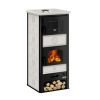 Estufa exenta con horno y acabado cerámico blanco De Manincor S60F