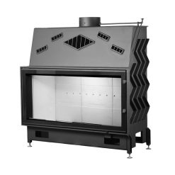 Hogar en acero forrado con refractario negro, Pantech 110 EVO de Technical