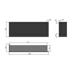 chimenea bioetanol Simplefire CORNER 600 L/R
