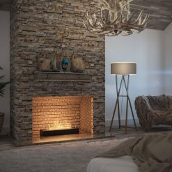 Foto ambiente del quemador de bioetanol de sobremesa FIREBOX 600 de Simplefire