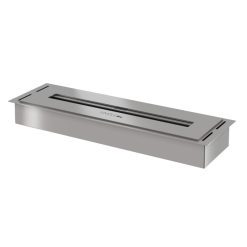 Quemador de bioetanol encastrable INBOX 500 de Simplefire. Color inox