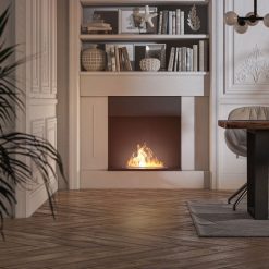 Foto ambiente del quemador de bioetanol encastrable INBOX 500 de Simplefire