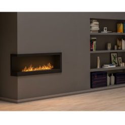 Foto ambiente de la chimenea de bioetanol Simplefire CORNER 1200 R/L