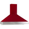 Campana extractora De Manincor KA rojo inox
