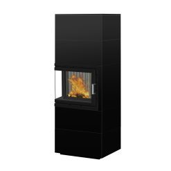 Hogar modular Mobil 60B CG L (2+2) de Technical con puerta a dos caras, color negro