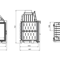 Esquemas del hogra de fundición Pantherm 62 de Technical