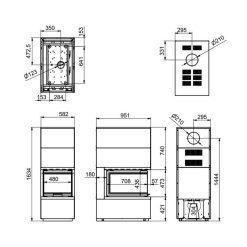 Esquemas de la Pantech 80 JOY V LD MOBIL 1+2, de Technical, con puerta guillotina a tres caras