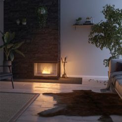 Foto ambiente del quemador de bioetanol de sobremesa SIMPLEBOX 500 de Simplefire