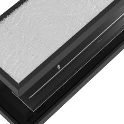 Detalle de la chimenea de bioetanol de Infire INSIDE C1200 vers.3, a tres caras