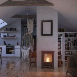 Foto de ambiente de la estufa exenta de bioetanol de Infire INCOZA 1