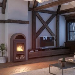 Foto de ambiente de la estufa exenta de bioetanol de Infire INCOZA 2