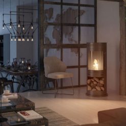 Foto de ambiente de la estufa exenta de bioetanol de Infire INCOZA 4