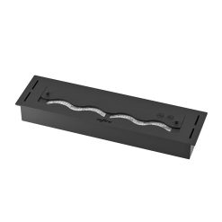 Quemador encastrable de bioetanol de Infire SLIM Black Burner 600