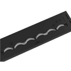 Foto de detalle del quemador encastrable de bioetanol de Infire SLIM Black Burner 800