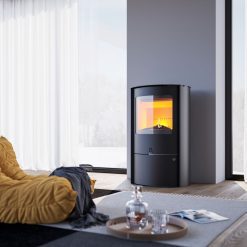 Foto de ambiente de la estufa exenta Varmekilde Ahorn 3