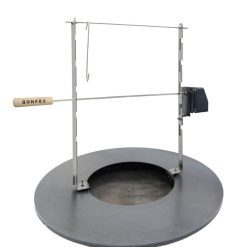 Set Asador de Bonfeu con motor giratorio, sobre BonPlancha