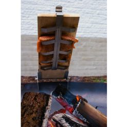 Ahumando Salmón con Plancha para ahumar de Bonfeu