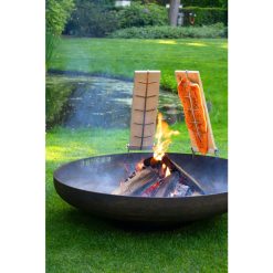 Ahumando Salmón con Plancha para ahumar de Bonfeu, foto de ambiente