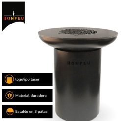 Pebetero-Barbacoa BonBiza de Bonfeu, color negro