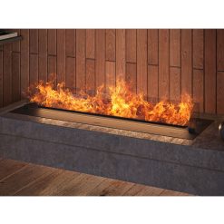 Foto de ambiente del quemador de vapor de agua Invapo Insert 1200, encastrable