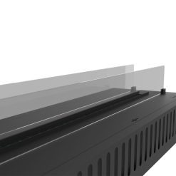 Detalle del quemador de vapor de agua Invapo Insert 1200, encastrable