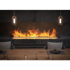Foto de ambiente del quemador de vapor de agua Invapo Insert 2200, encastrable
