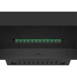 Foto de detalle de la chimenea de vapor de agua Invapo Inside 800, encastrable