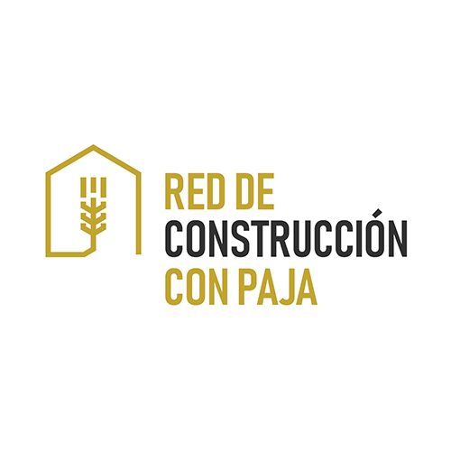 Logotipo de la Red de Construcción con paja