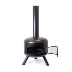 Estufa de exterior BonGiro negra de Bonfeu.