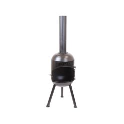 Chimenea de exterior BonSolo negra de Bonfeu.