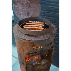 Chimenea de exterior BonTino corten de Bonfeu