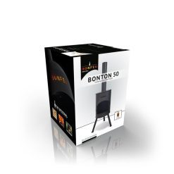 Embalaje de la estufa de exterior BonTon 50 de Bonfeu.