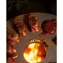 Foto de ambiente de la BonPlancha V34 cocinando