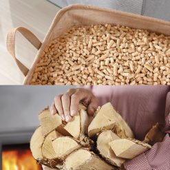 Las estufas Karelia de Tulikivi pueden quemar leña y pellets
