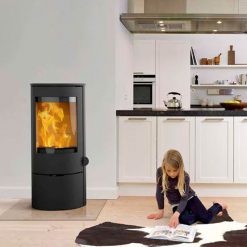 Foto de ambiente de la estufa de leña Prestige Basic de Lotus